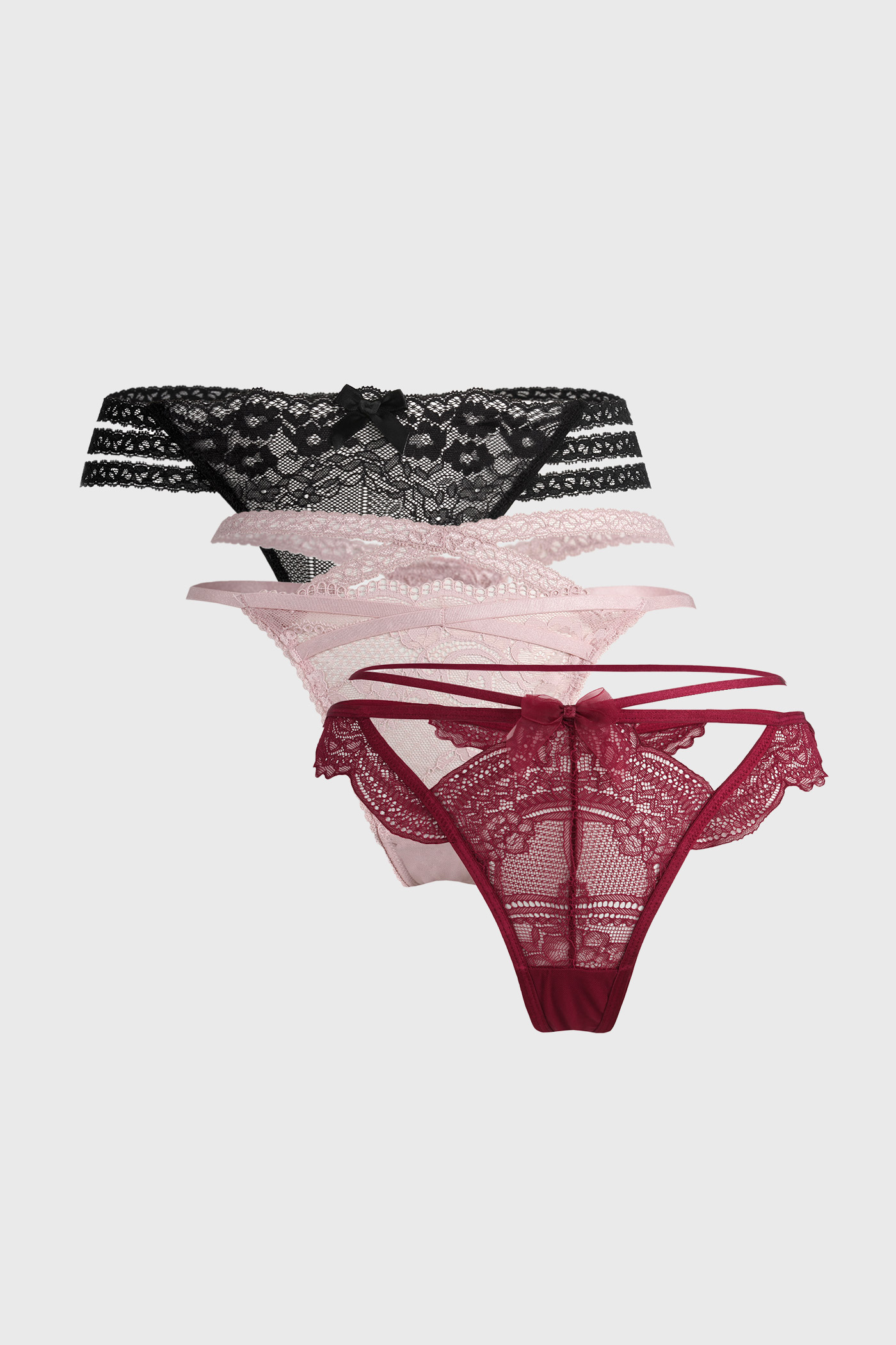 3er PACK Tanga Slips Hunkemöller Tora Astratex de